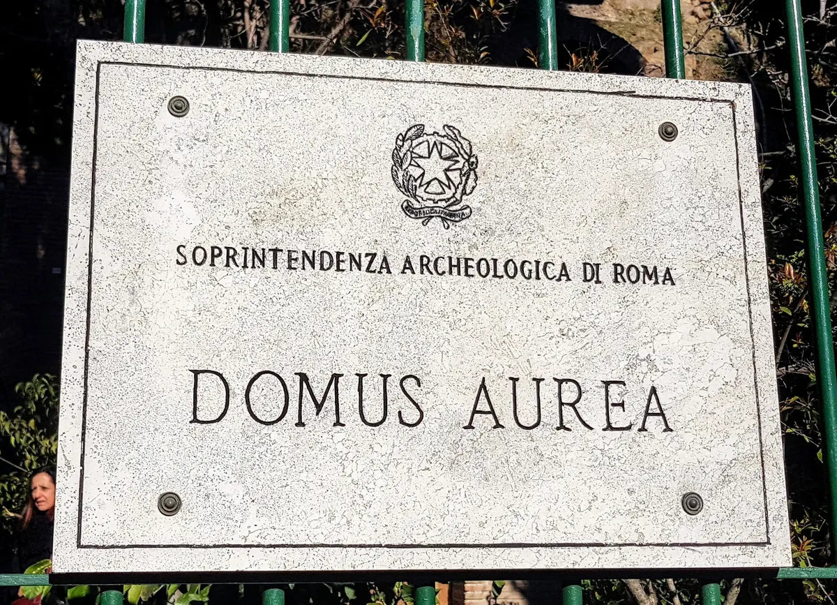 Atmosphere at Domus Aurea Rome — travel photo