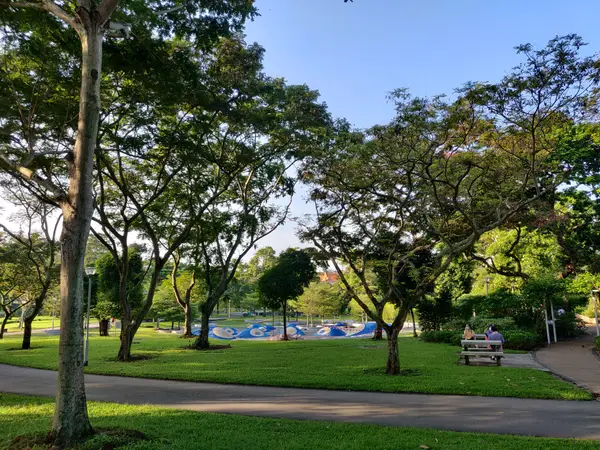 Atmosphere at Bishan-Ang Mo Kio Park Singapore — travel photo
