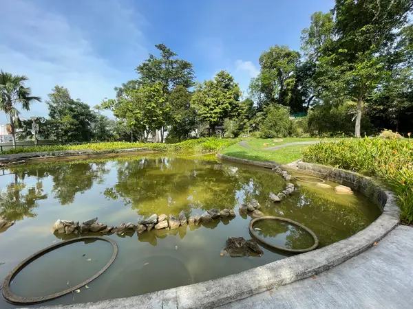 Atmosphere at Pearl's Hill City Park Singapore — travel photo
