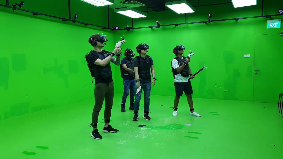 Interior at Sandbox VR Singapore — travel photo