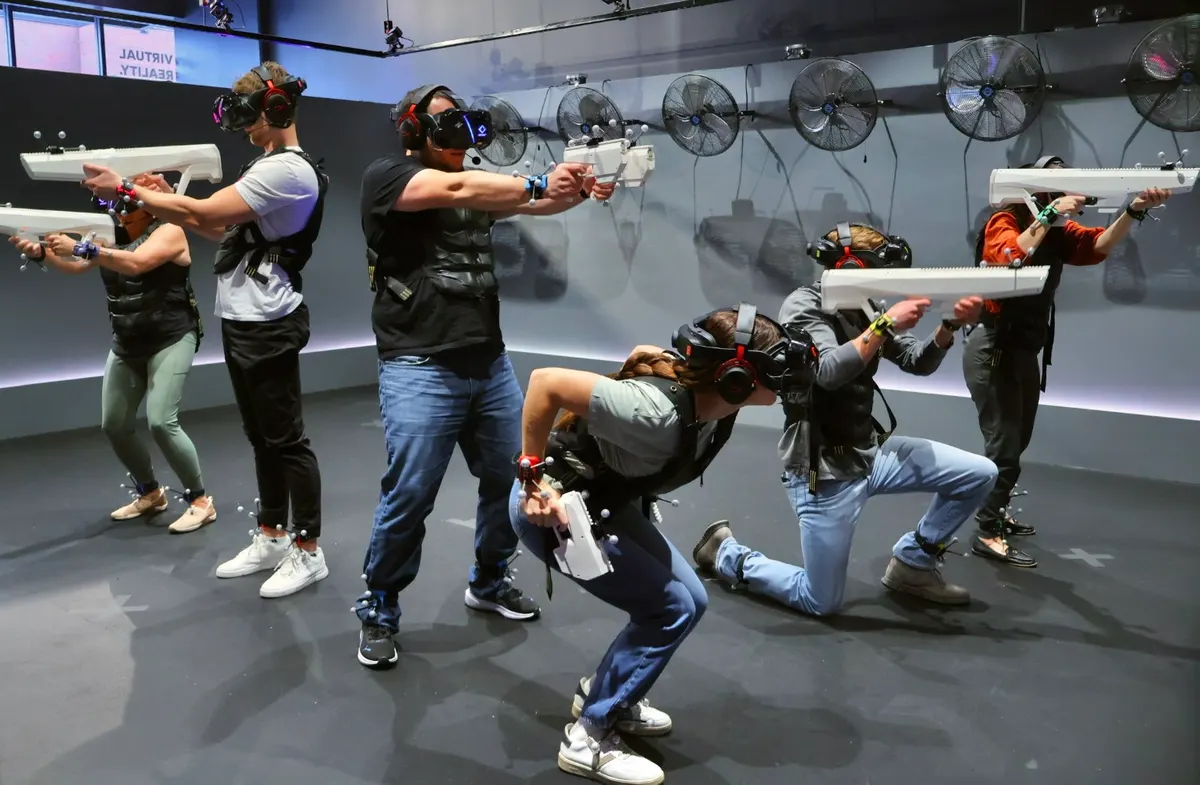 Atmosphere at Sandbox VR Singapore — travel photo