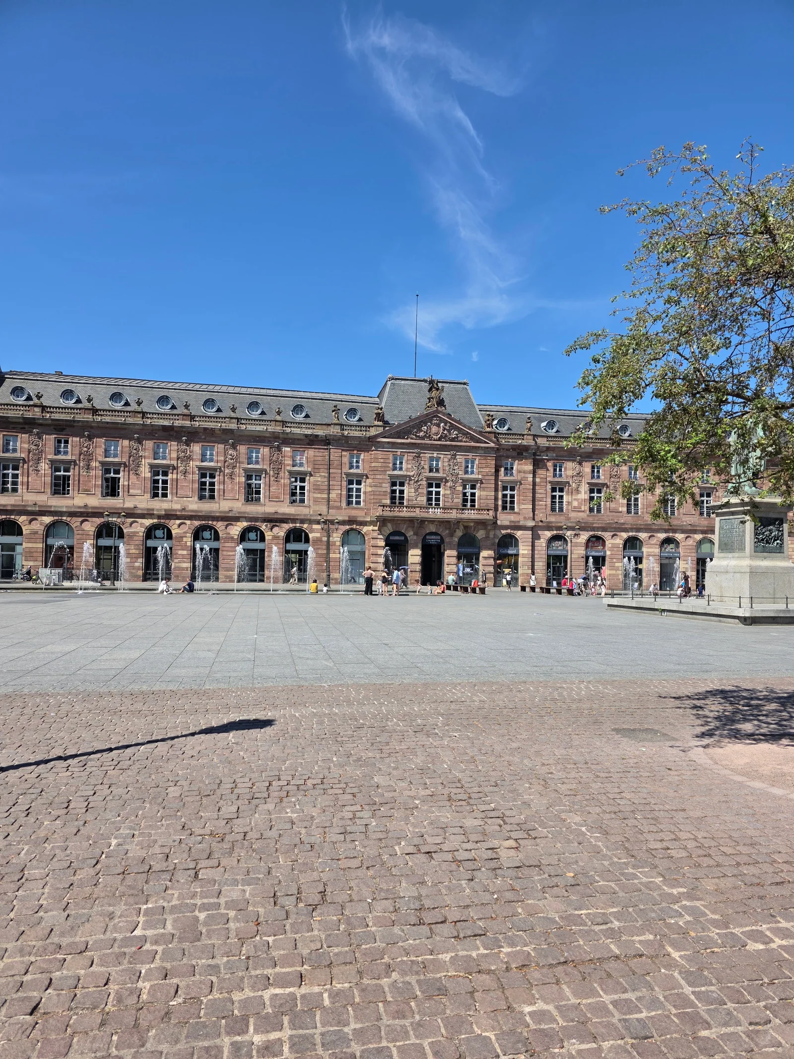 Kids activities at Place Kléber Strasbourg — family travel photo