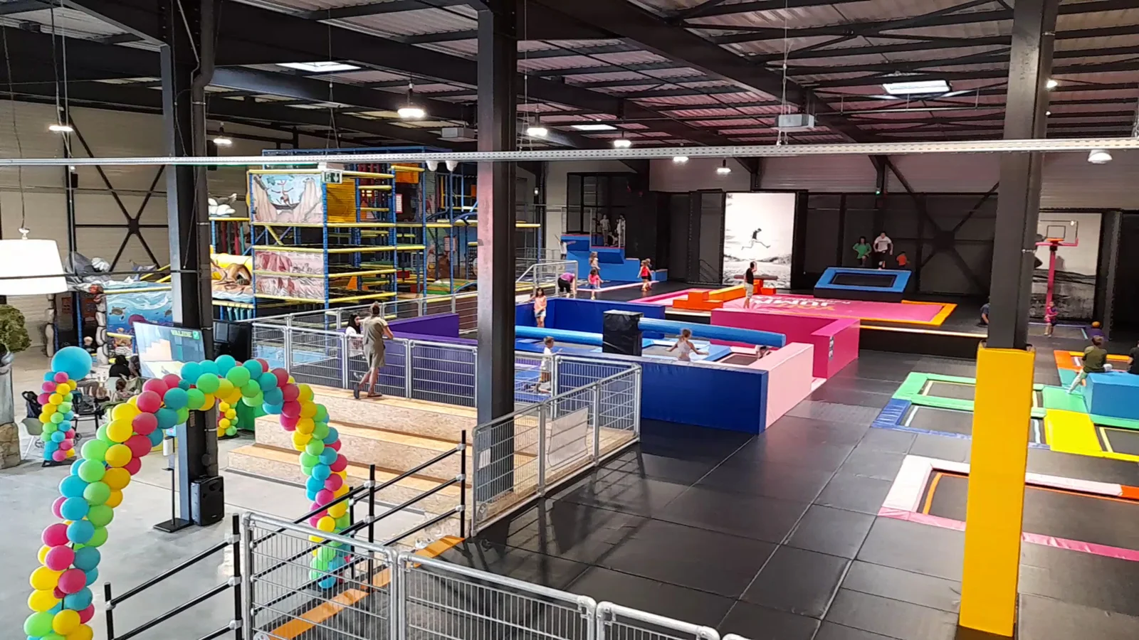 Family areas at Trampoline Park Strasbourg Geispolsheim Strasbourg — family travel photo