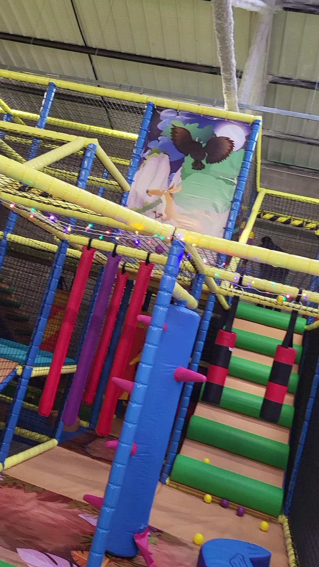 Family areas at You Kids Parc de jeux indoor Strasbourg — family travel photo