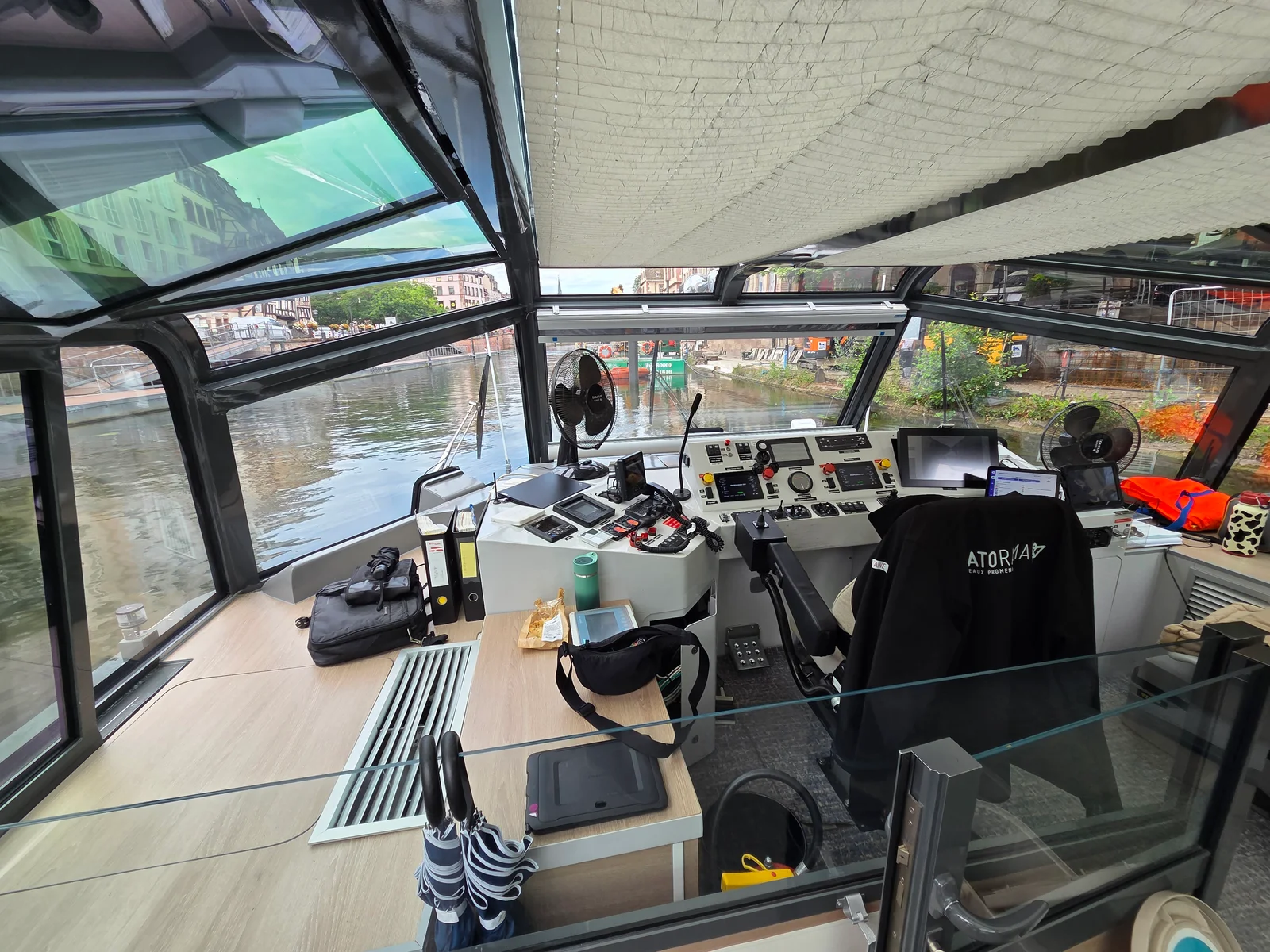 Interactive zones at Batorama Strasbourg — family travel photo
