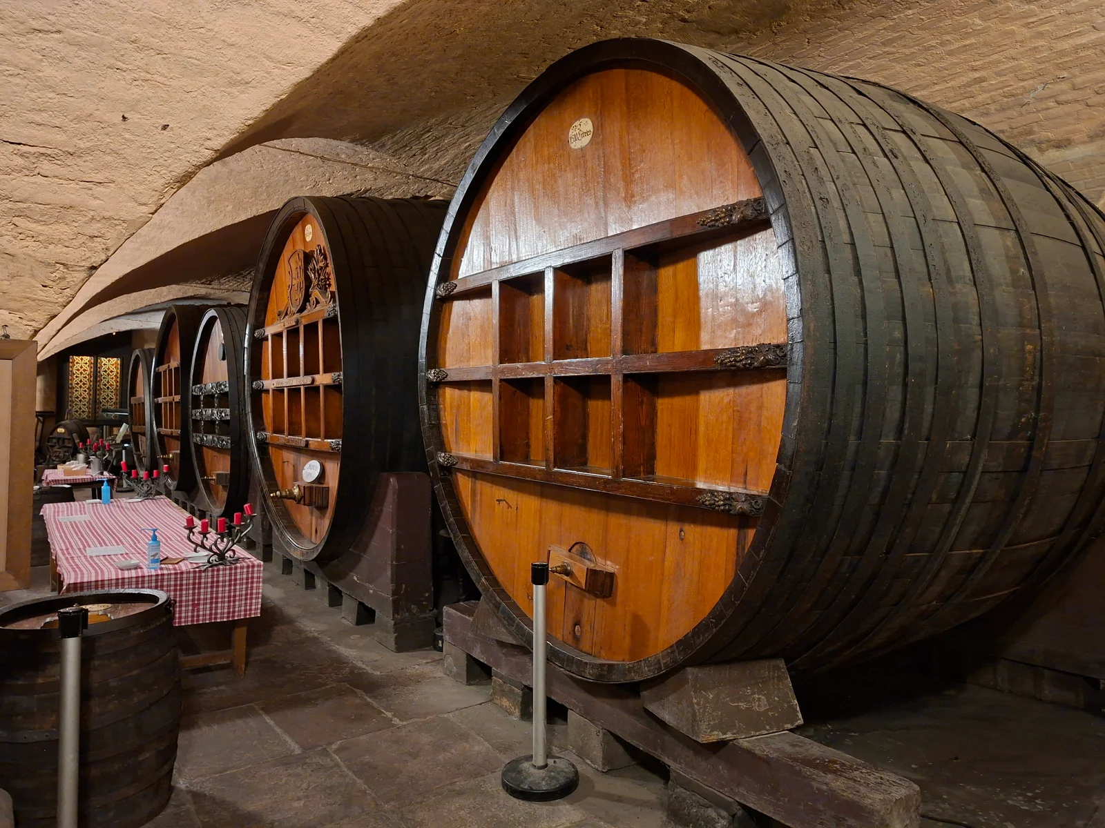 Kids activities at Cave Historique des Hospices de Strasbourg Strasbourg — family travel photo