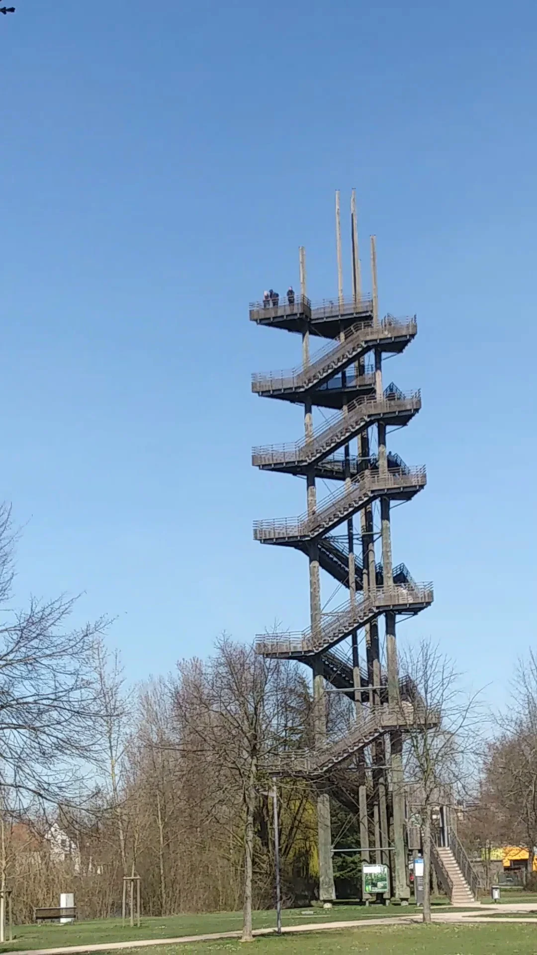 Kids activities at Weißtannenturm Strasbourg — family travel photo