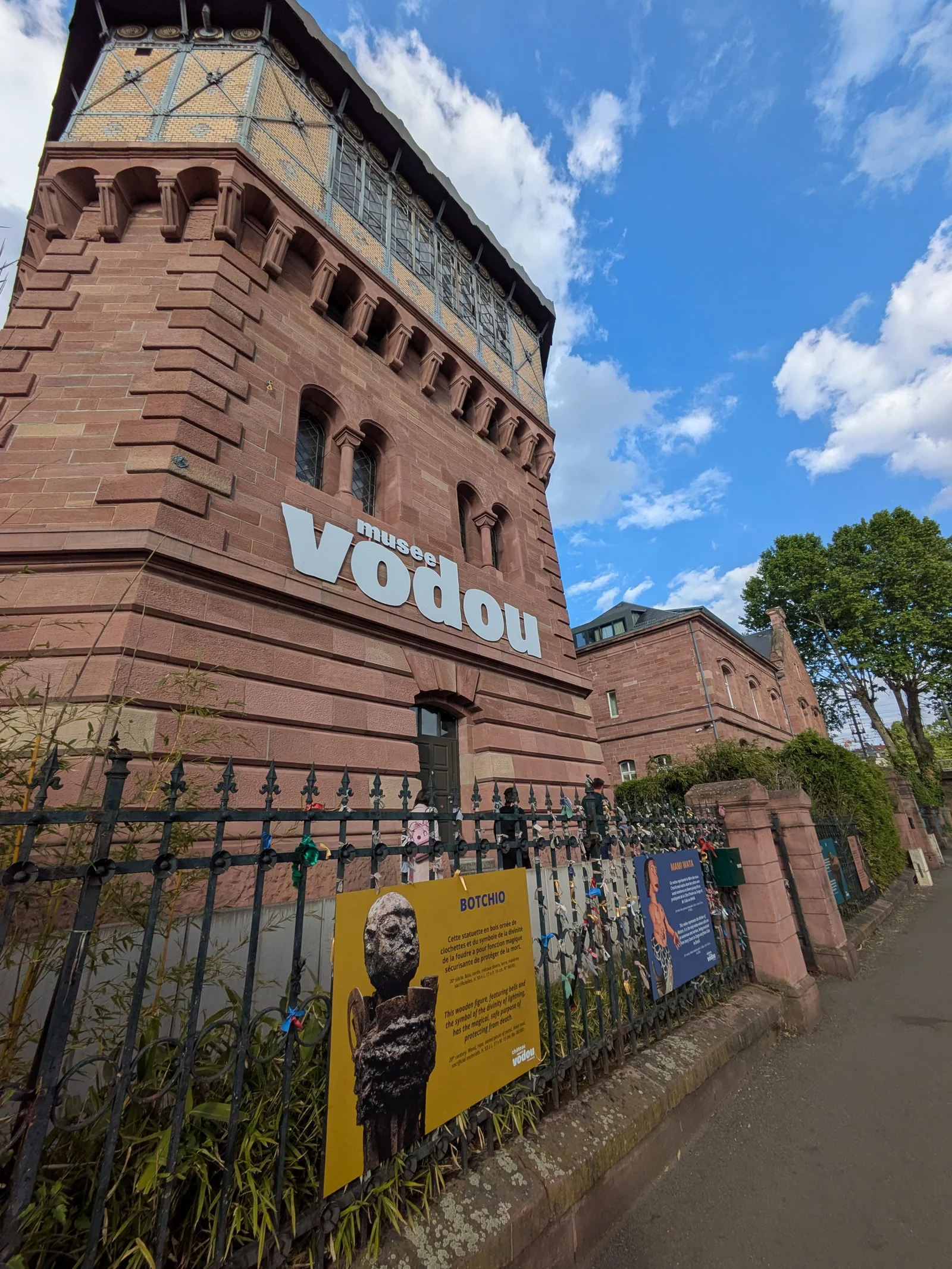Outdoor views at Château Musée Vodou Strasbourg — family travel photo