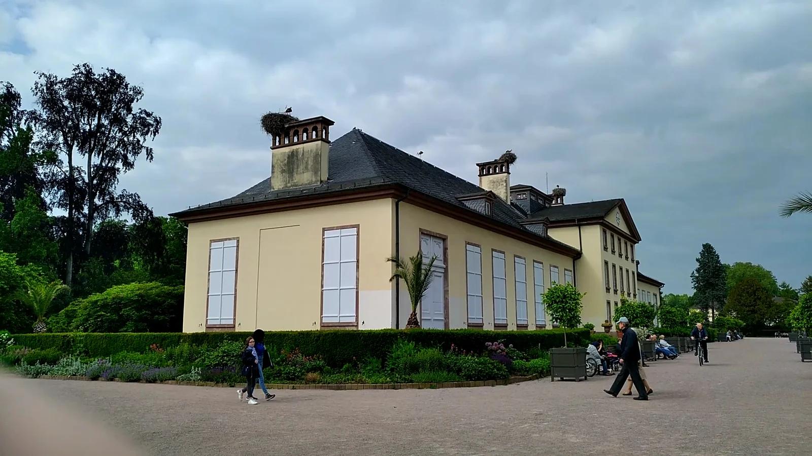 Family areas at Parc de l'Orangerie Strasbourg — family travel photo